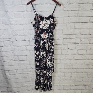 Emerald Sundae Navy Floral Jumpsuit